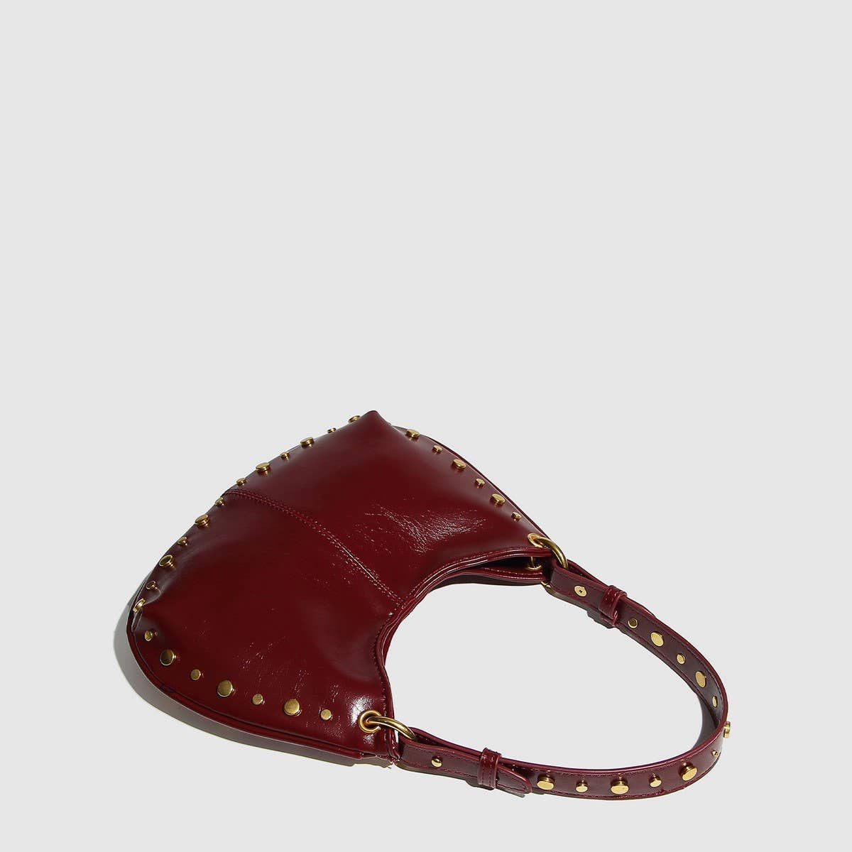 Studded Boston Shoulder & Handbag