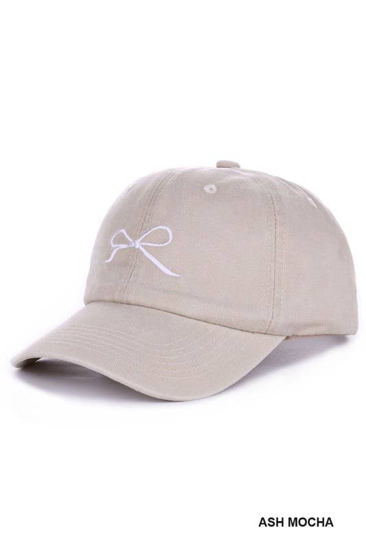 Ash Mocha Bow Hat