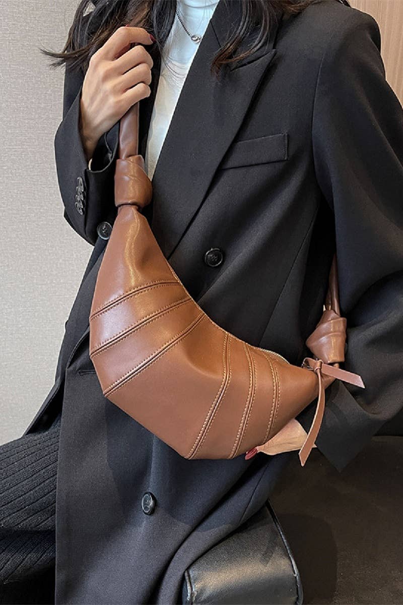 ", Crossbody Lightweight Half moon Bag