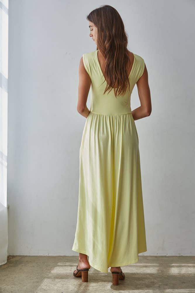 Knit Polyester Spandex Open Back Wide Leg Jumpsuit
