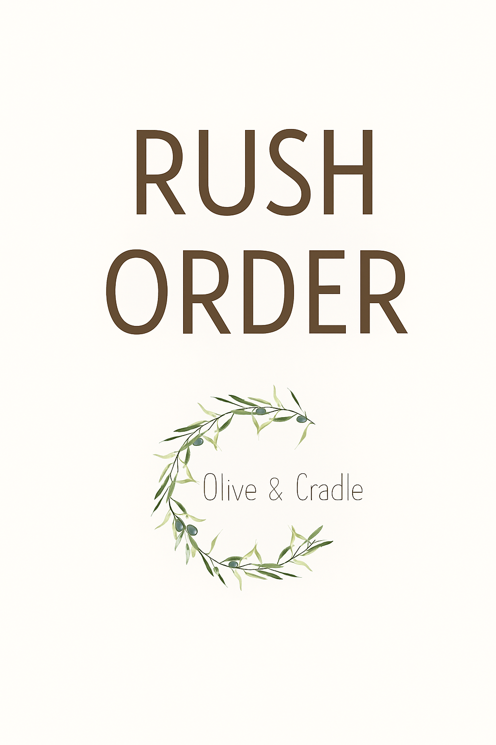 RUSH ORDER FULFILLMENT
