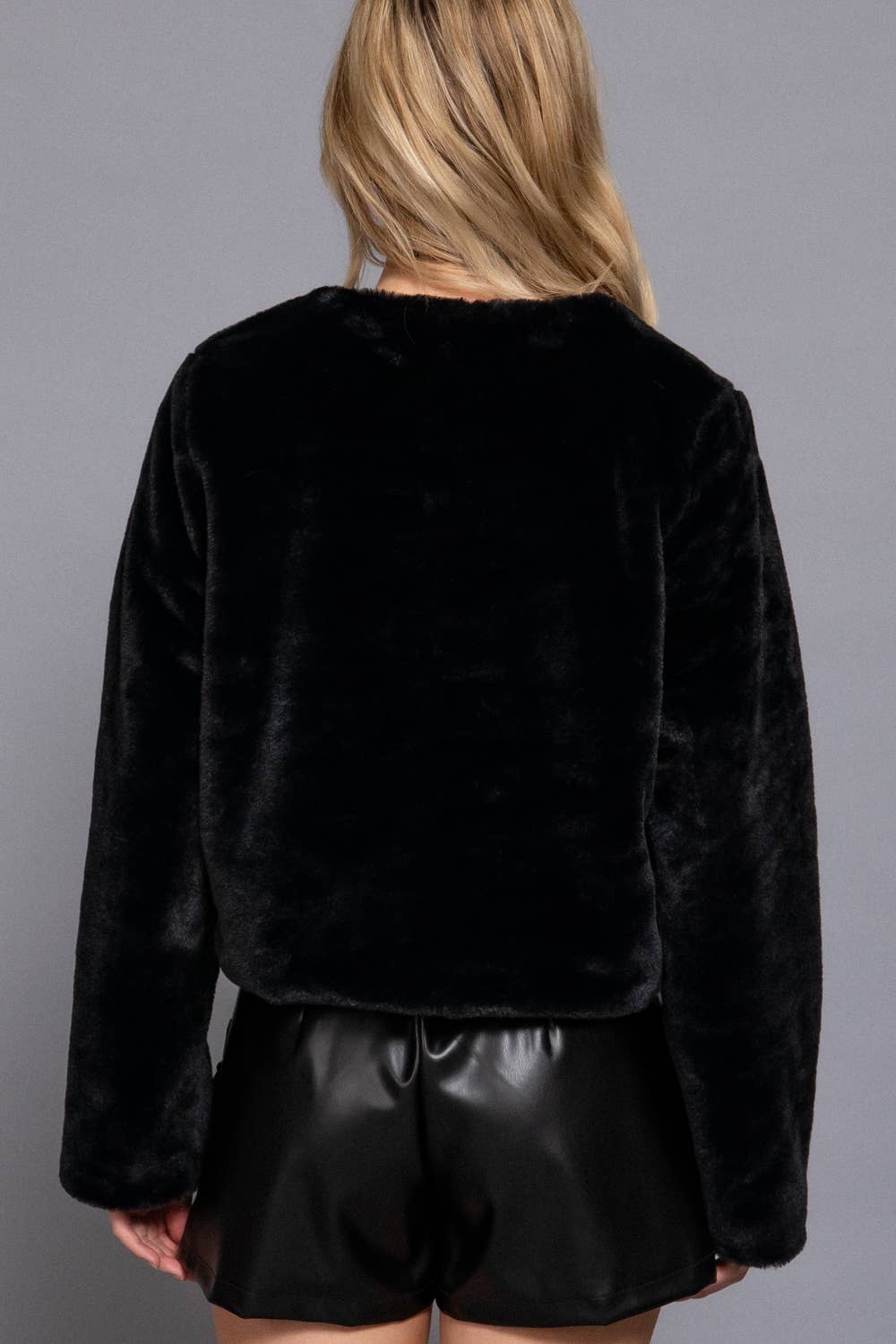 Faux Fur Blazer