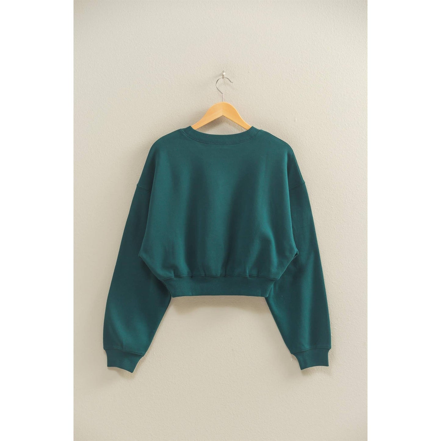 Everyday Long Sleeve Cropped Sweatshirt