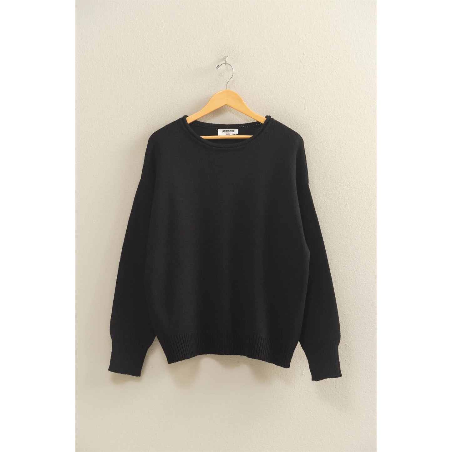 Oversized Roll Neck Knit Sweater