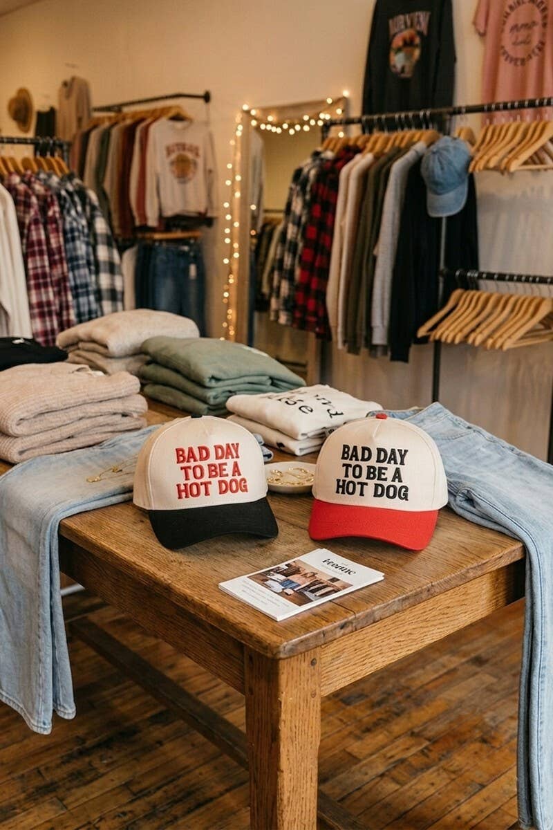 Bad Day To Be A Hot Dog Two Tone Cotton Hat