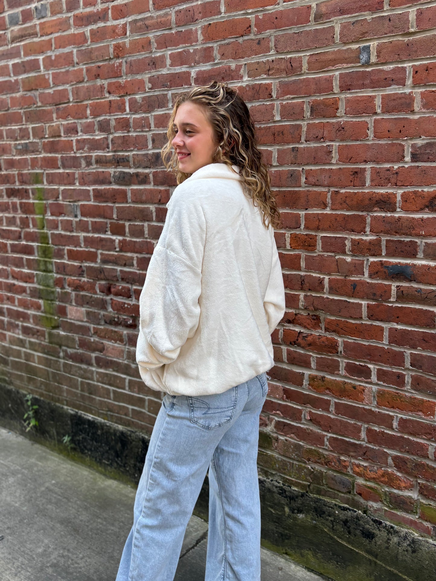 Sunday Morning Half-Zip Pullover Sweatshirt