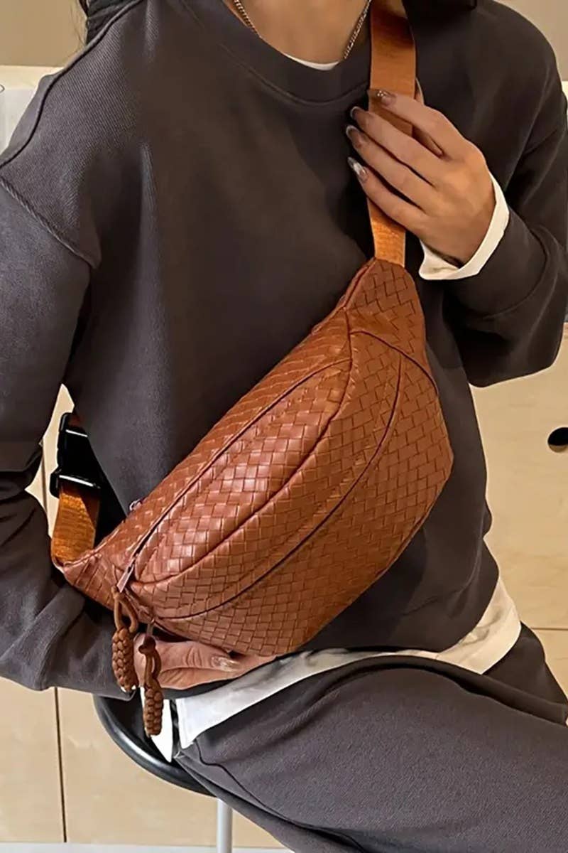 ", Crossbody Lightweight Half moon Bag