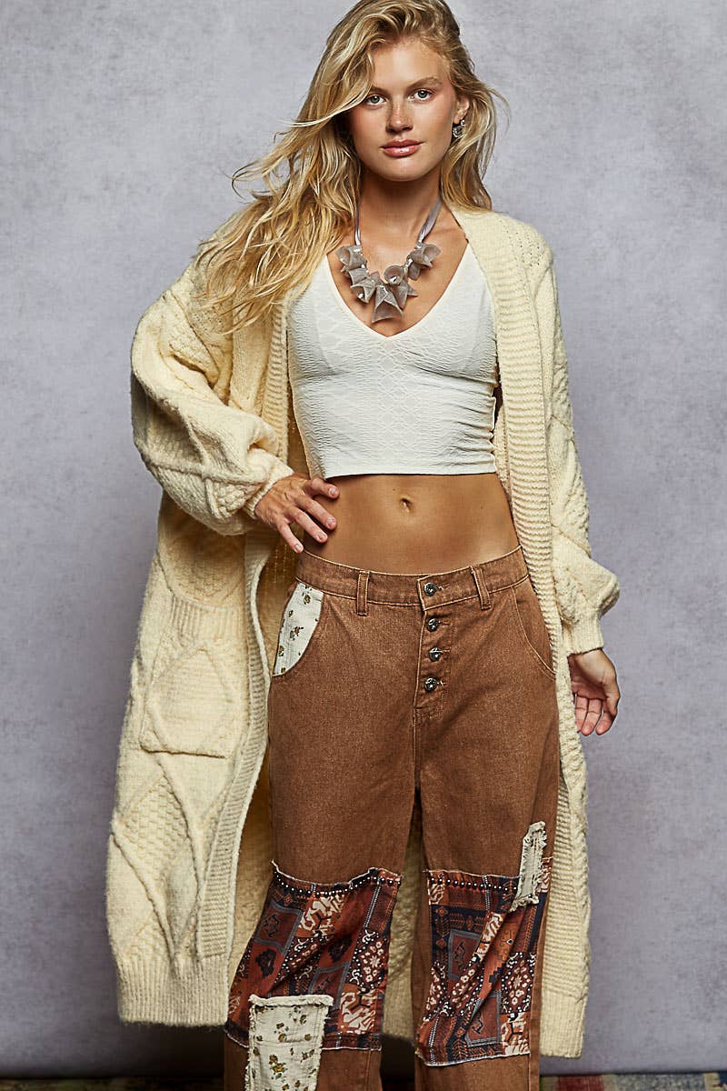 Long Sleeve Open Cardigan