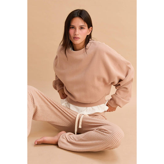 Everyday Long Sleeve Cropped Sweatshirt