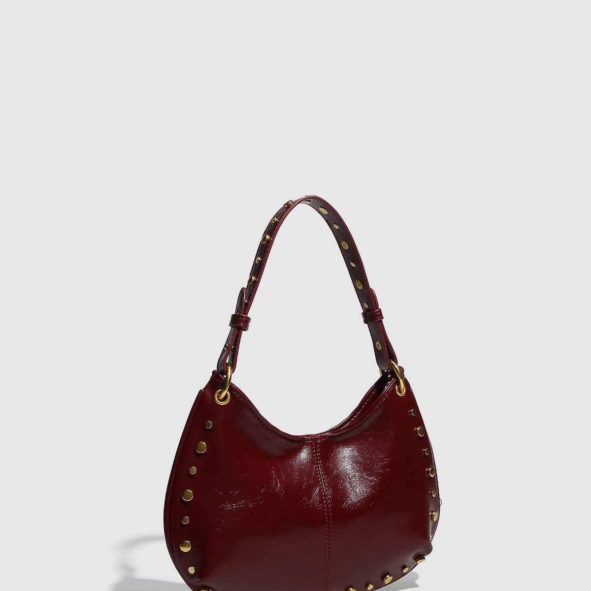 Studded Boston Shoulder & Handbag