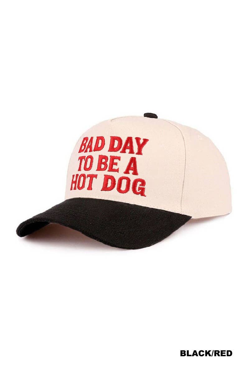 Bad Day To Be A Hot Dog Two Tone Cotton Hat