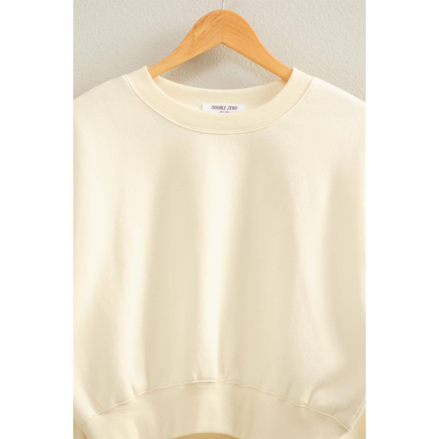 Everyday Long Sleeve Cropped Sweatshirt