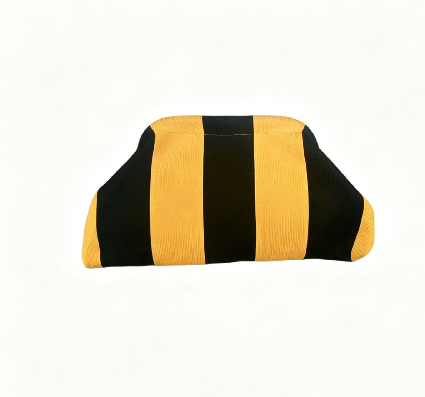 Stripe Knit Cosmetic Bag Beach Knit Clutch Pouch