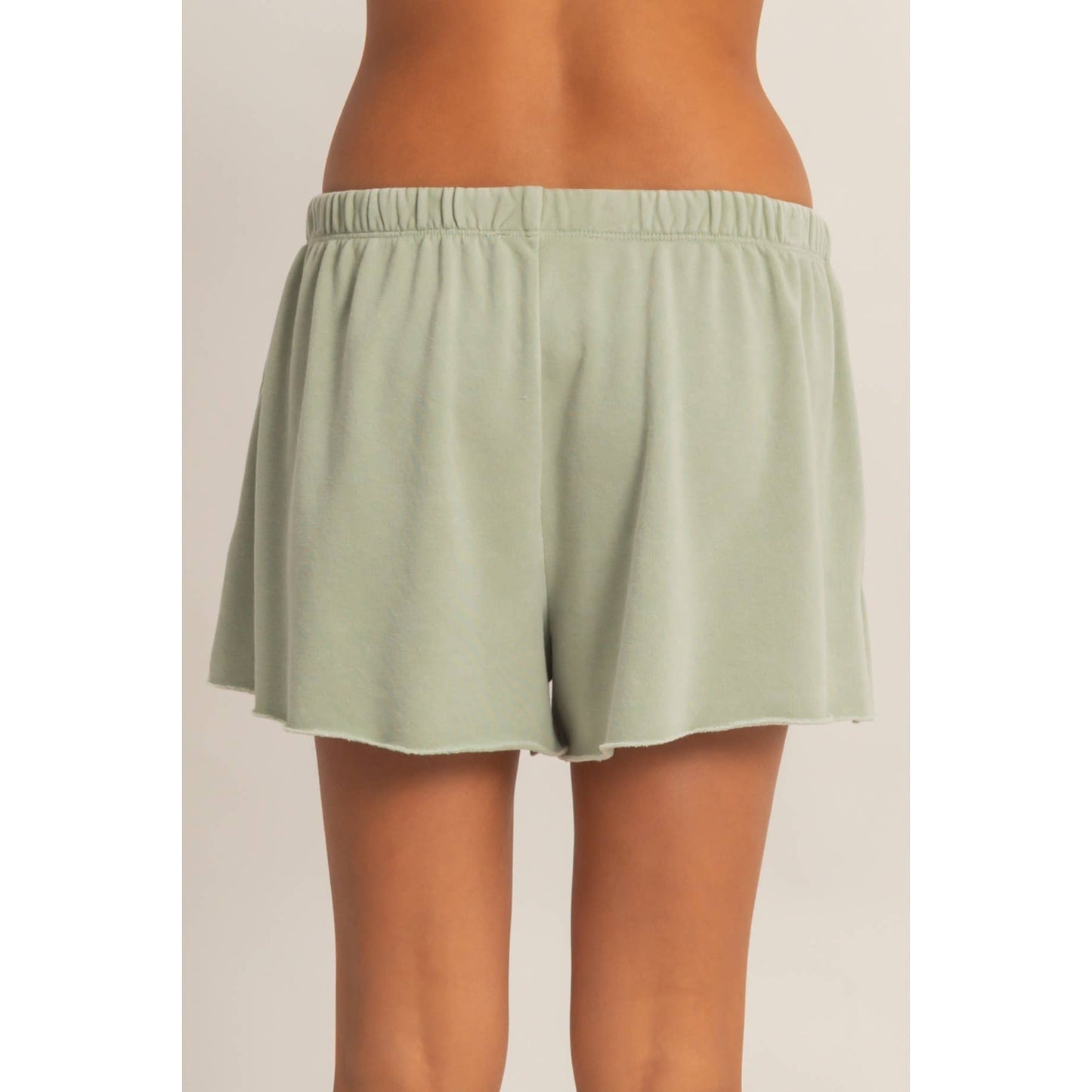 Mineral Wash French Terry Shorts and T- shirt set