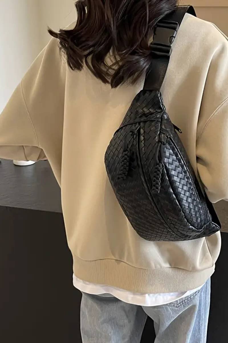 ", Crossbody Lightweight Half moon Bag