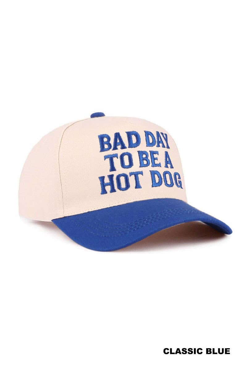 Bad Day To Be A Hot Dog Two Tone Cotton Hat